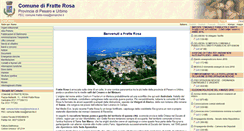 Desktop Screenshot of comune.fratte-rosa.pu.it
