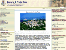 Tablet Screenshot of comune.fratte-rosa.pu.it